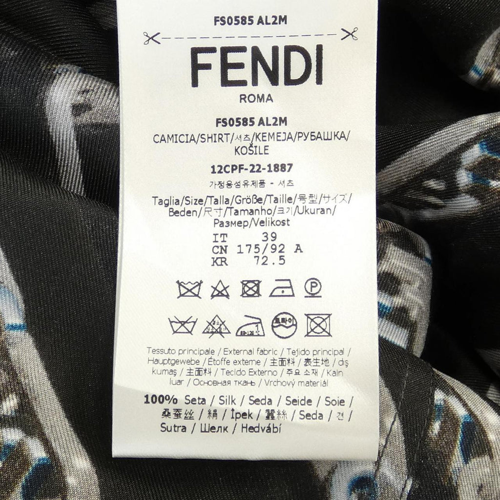 Fendi FS0585 AL2M Silk Shirt