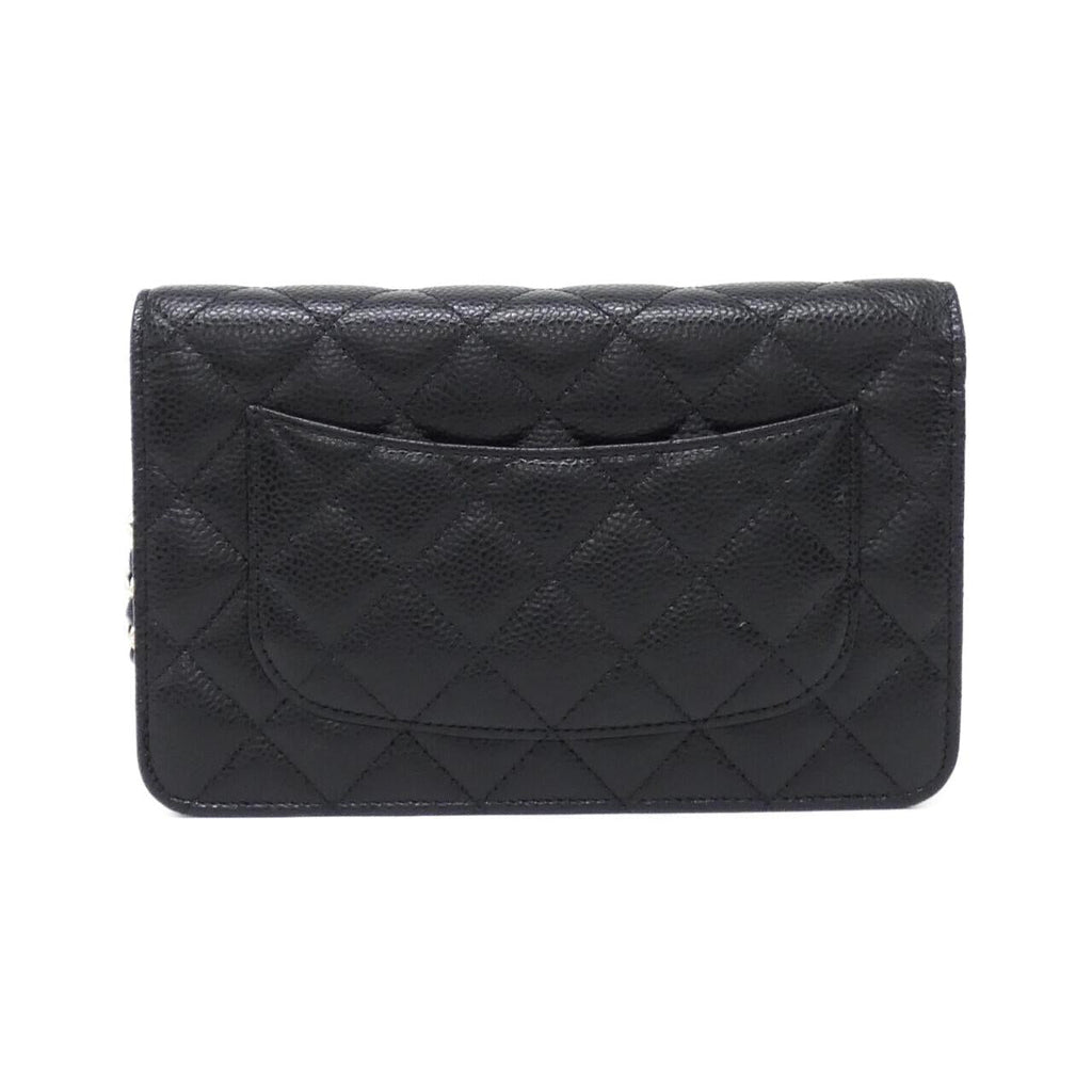 Chanel Timeless Classic Caviar Skin Wallet on Chain