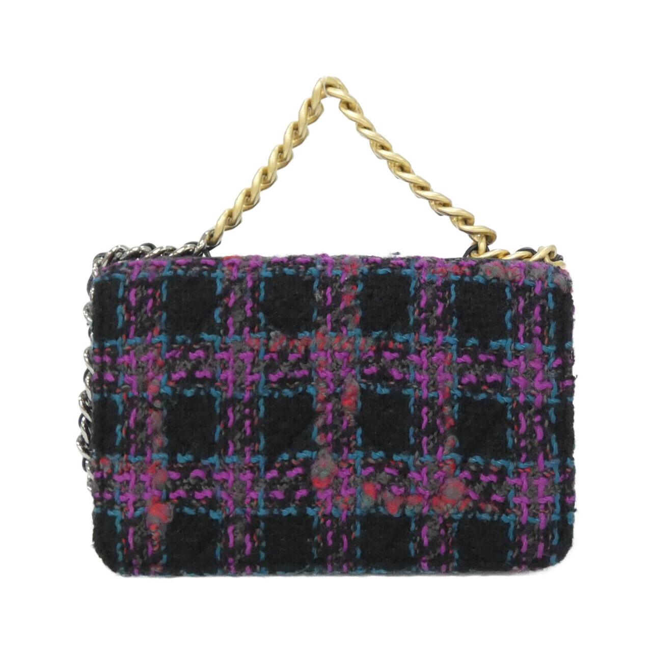 Chanel Chanel 19 Wool Tweed Wallet