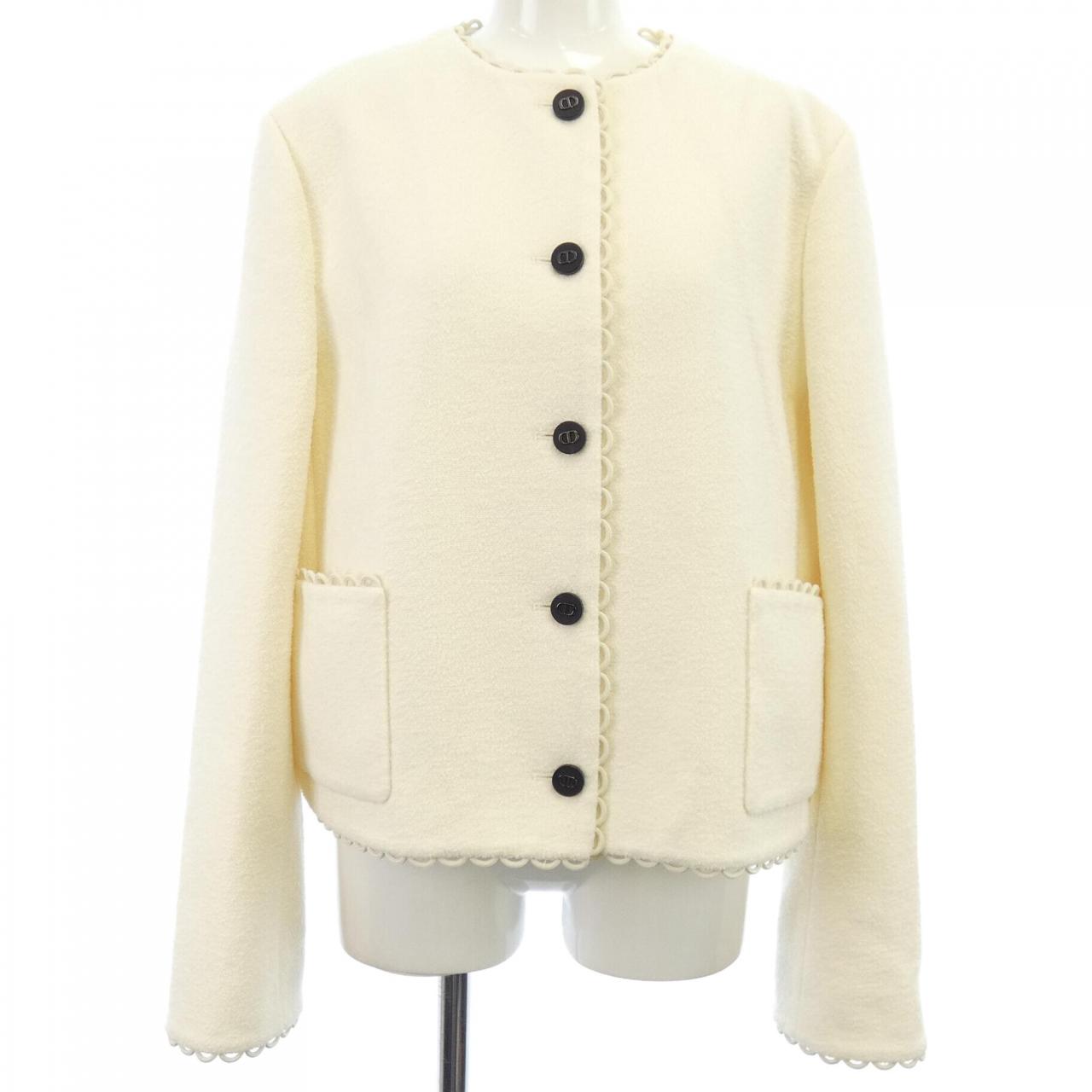 Christian Dior No Collar Jacket