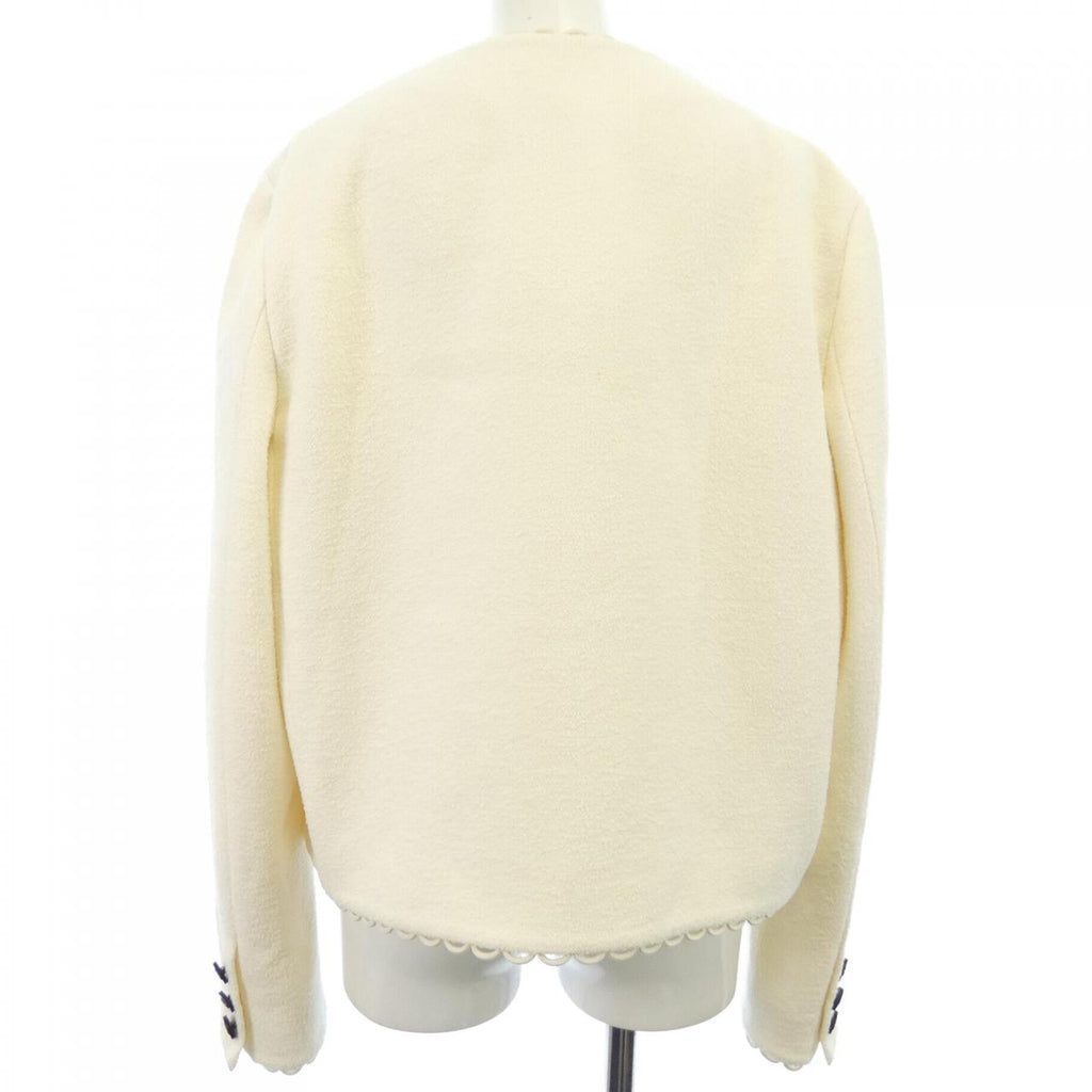 Christian Dior No Collar Jacket