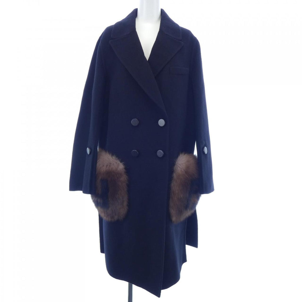 Fendi FF8521 A5G0 Wool Coat