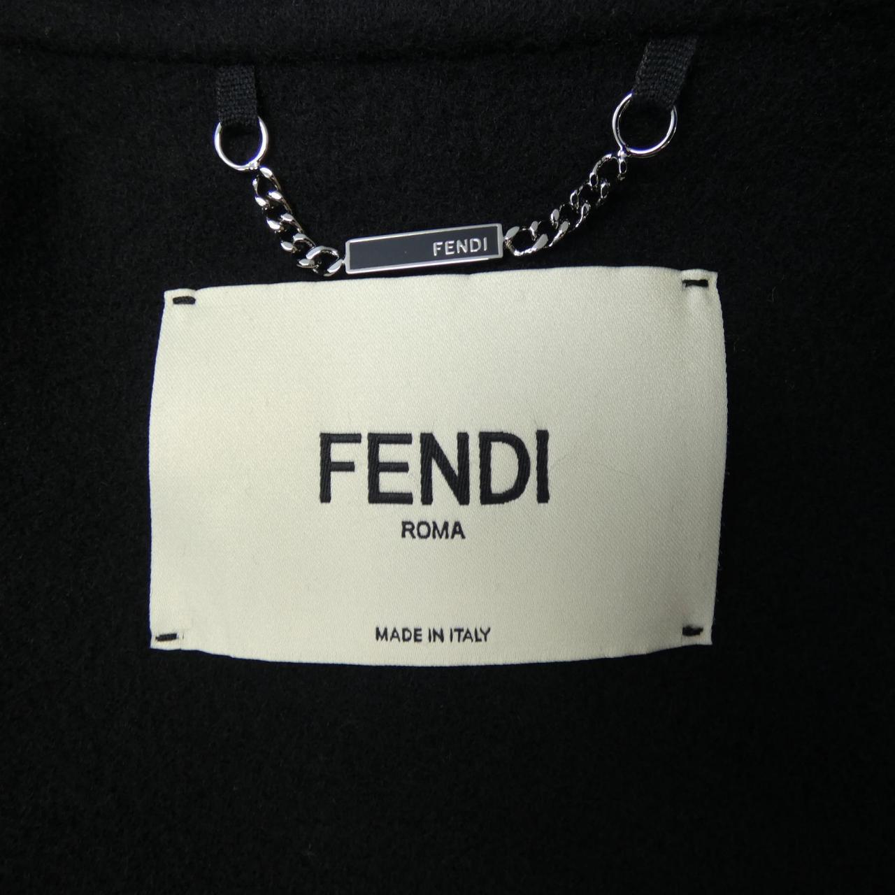 Fendi FF8521 A5G0 Wool Coat