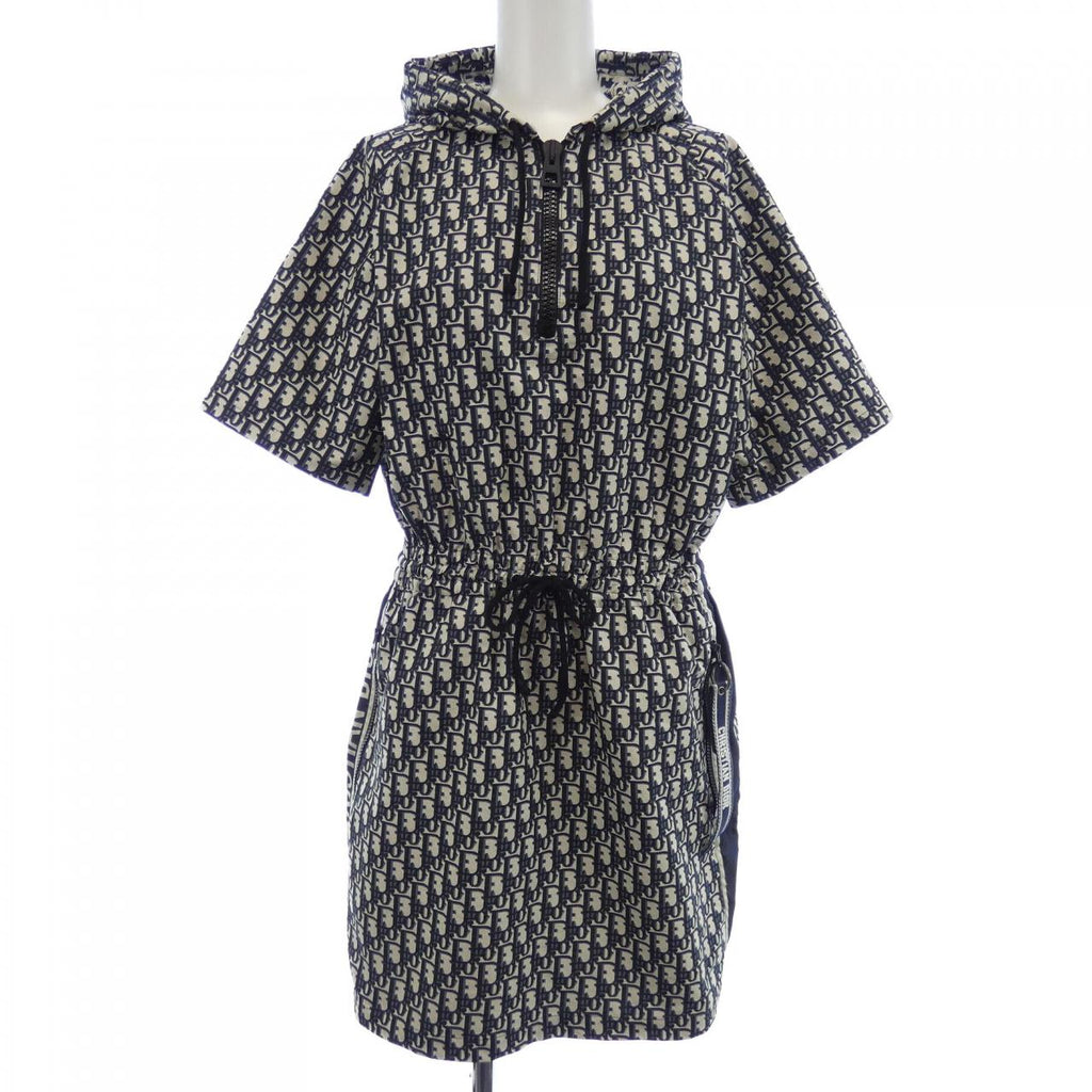 Christian Dior Oblique Technical Taffeta Dress