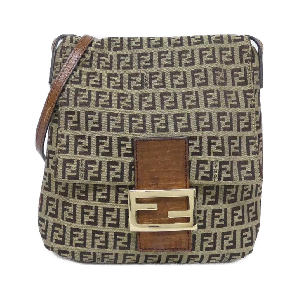 Fendi 8BT075 TN9 Canvas Shoulder Bag
