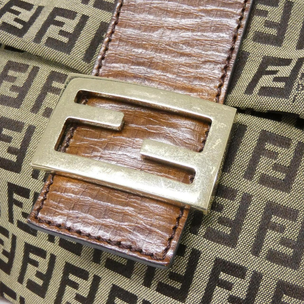 Fendi 8BT075 TN9 Canvas Shoulder Bag