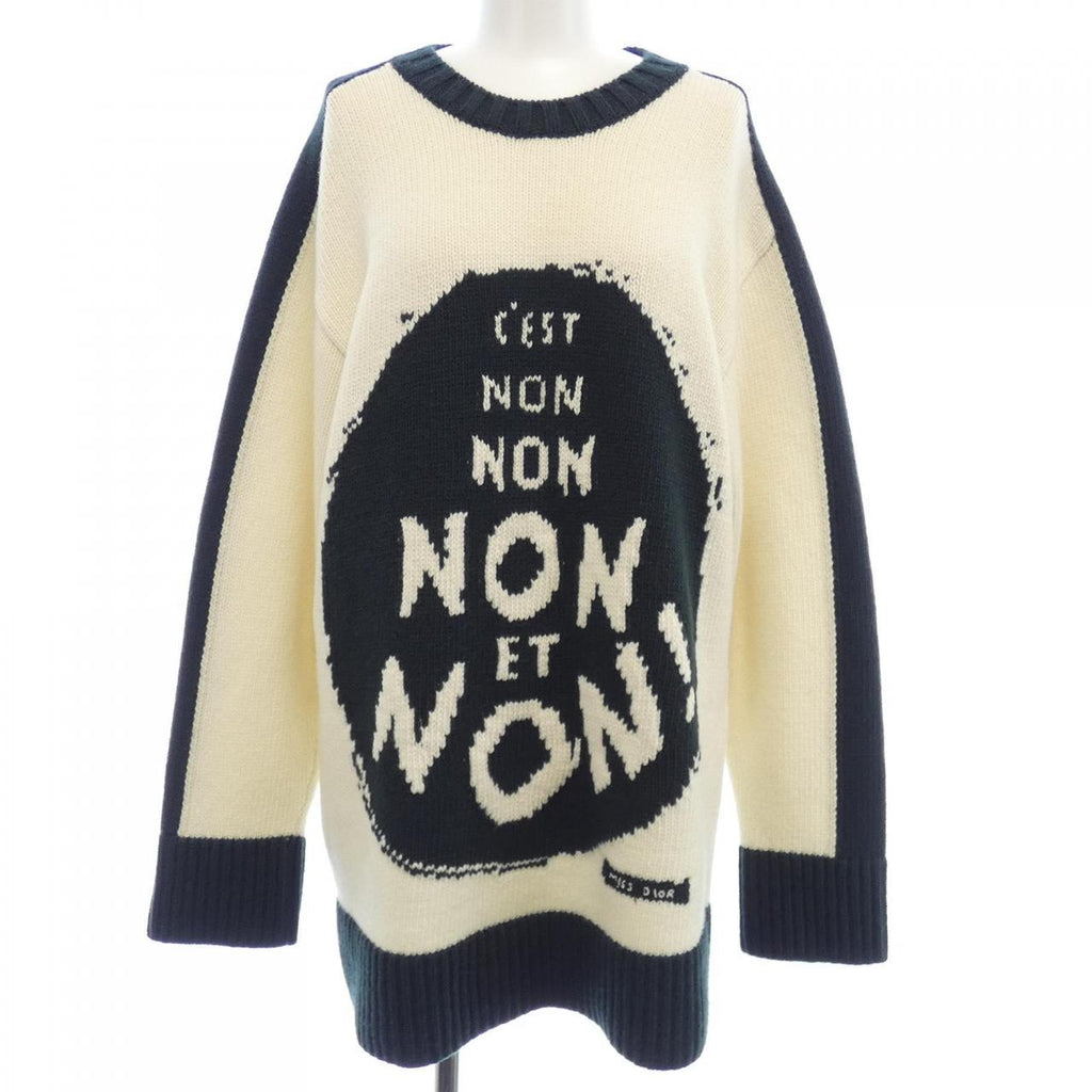 Christian Dior J'ADIOR8 NON NON NON ET NON! Cashmere Knit