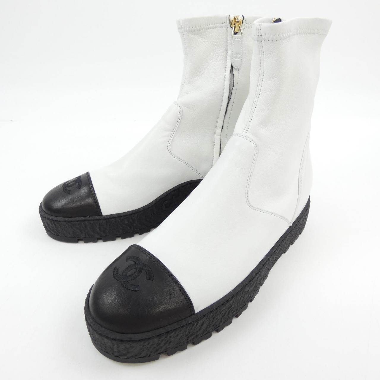 Chanel ANKLE BOOTS Stretch Lambskin Ankle Boots