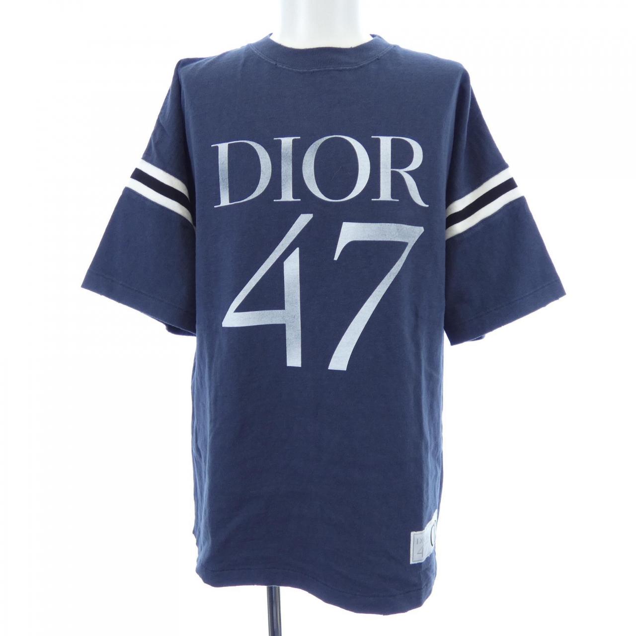 Dior DIOR 47 Slub Cotton Jersey T-shirt