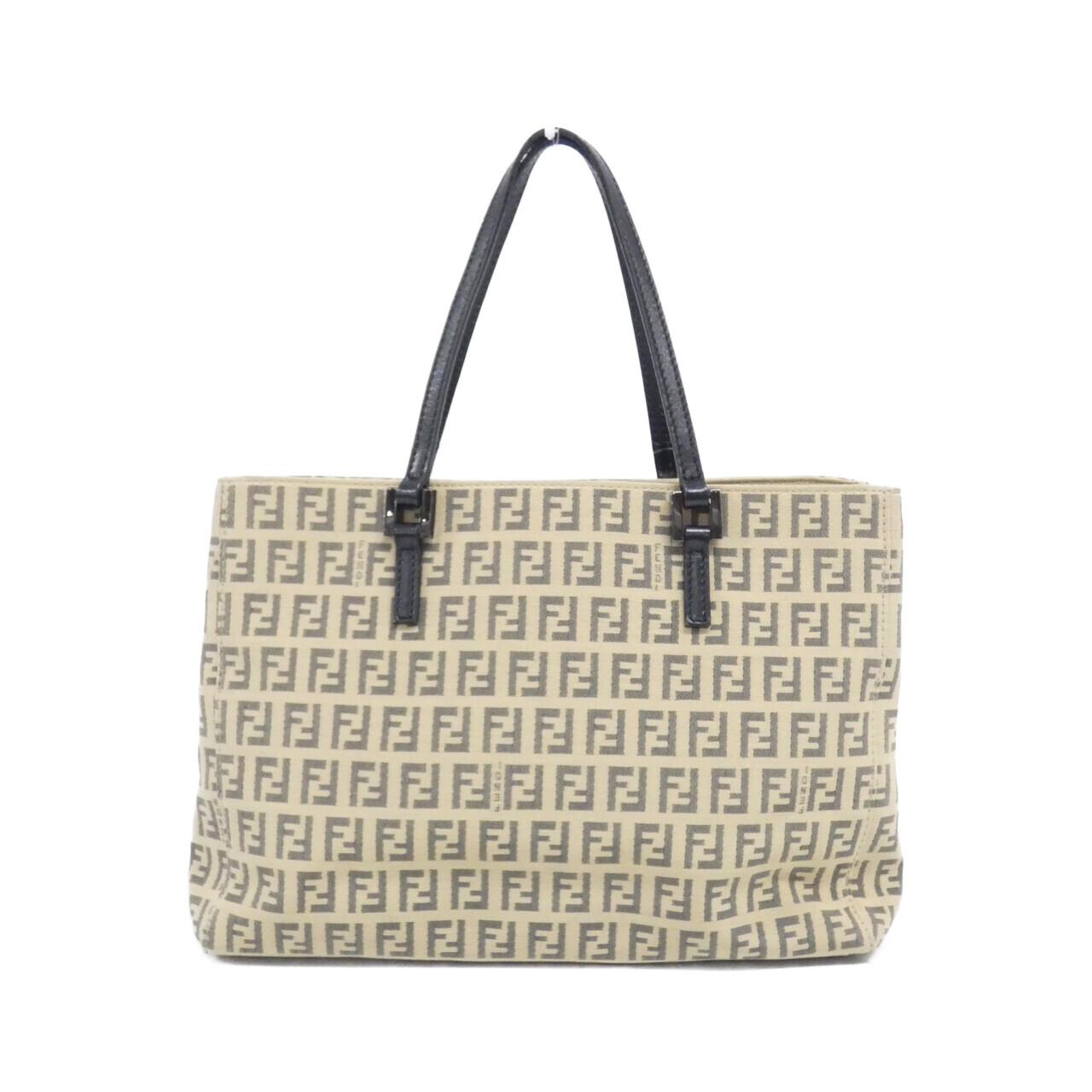 Fendi 8BH132 JQ4 Canvas Leather Bag