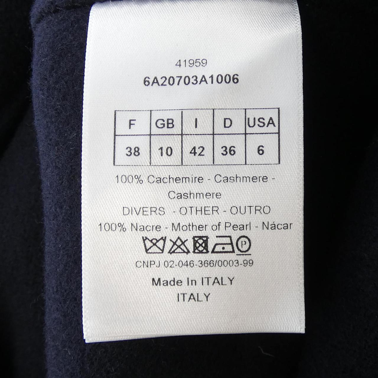 Christian Dior 100% Cashmere Coat