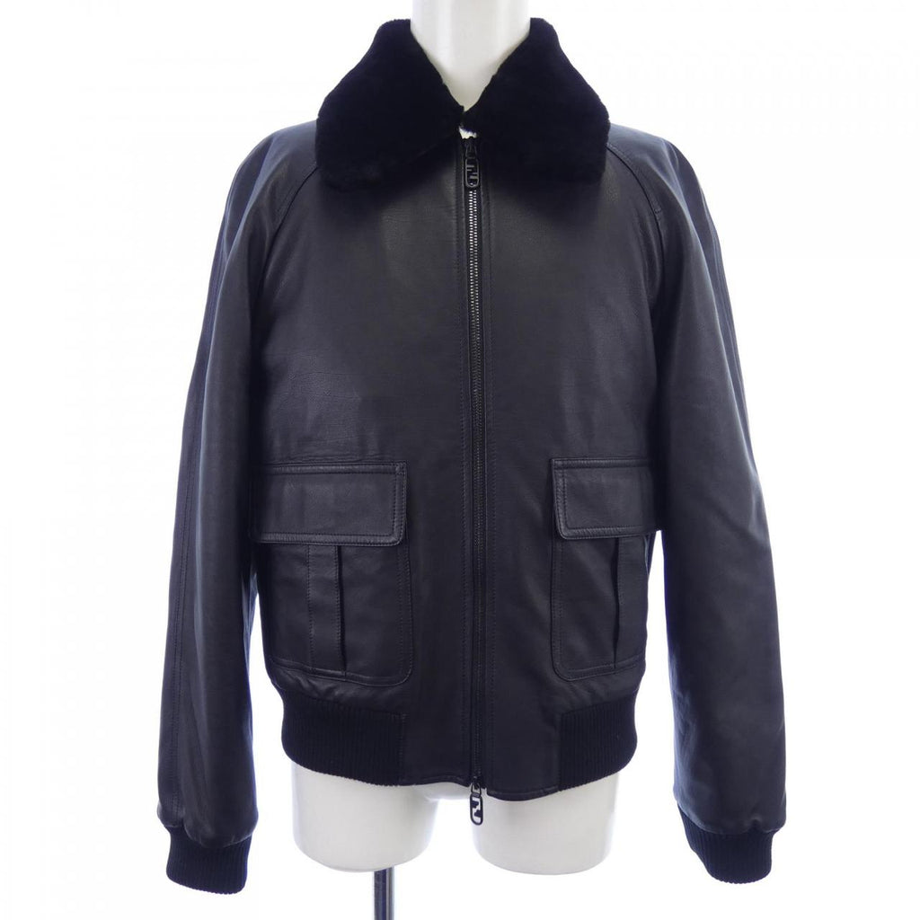 Fendi FPJ075 AL2Y Leather Jacket