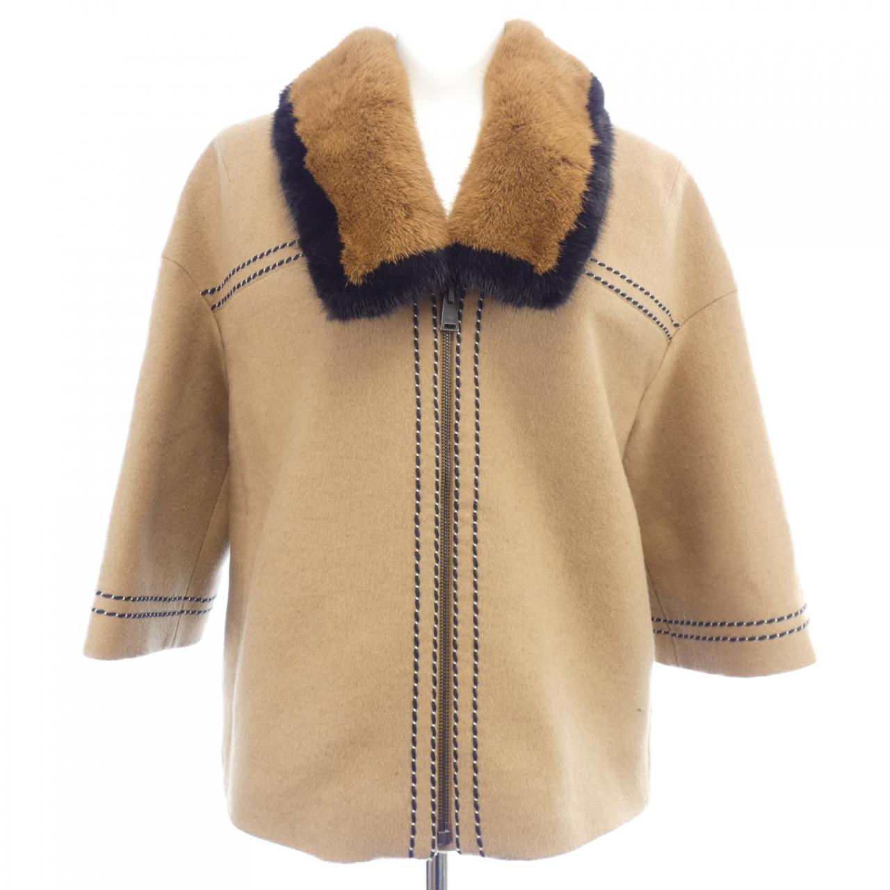 Fendi FJ6851 Camel Jacket