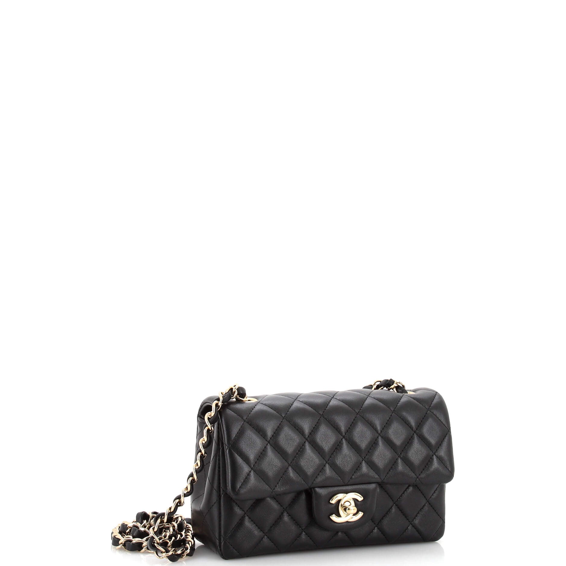 Classic Single Flap Bag Quilted Lambskin Mini