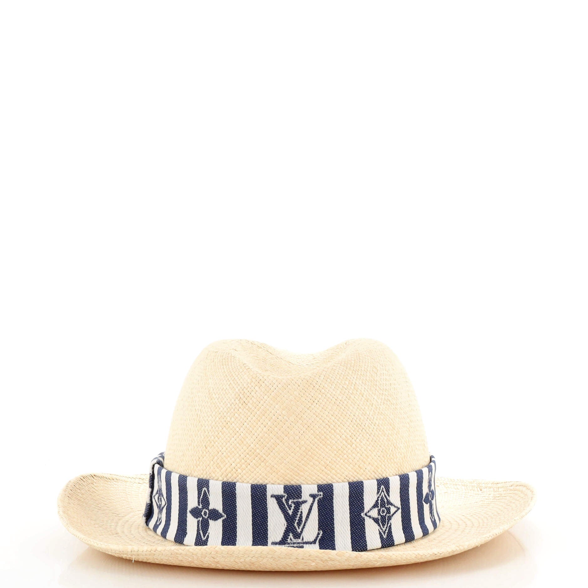 LV Graphical Hat Straw with Cotton