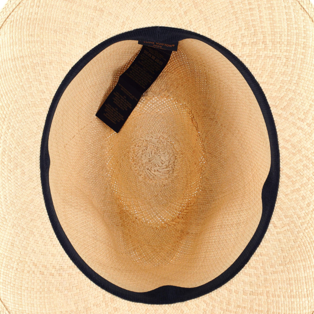 LV Graphical Hat Straw with Cotton