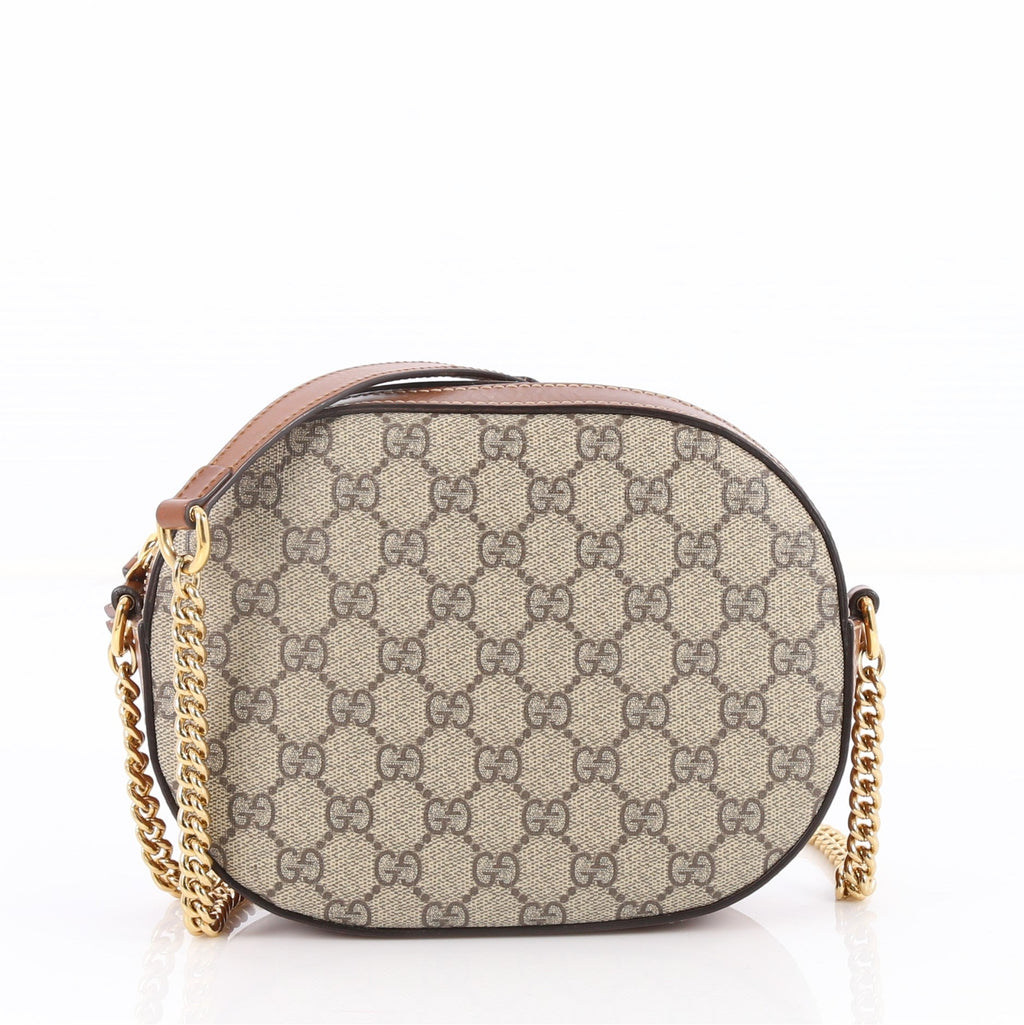 Chain Crossbody Bag GG Coated Canvas Mini
