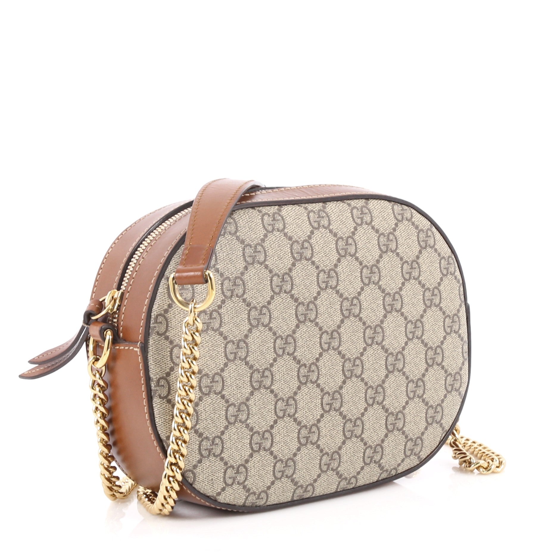 Chain Crossbody Bag GG Coated Canvas Mini
