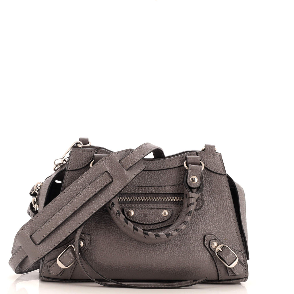 Neo Classic City Bag Crocodile Embossed Leather Mini