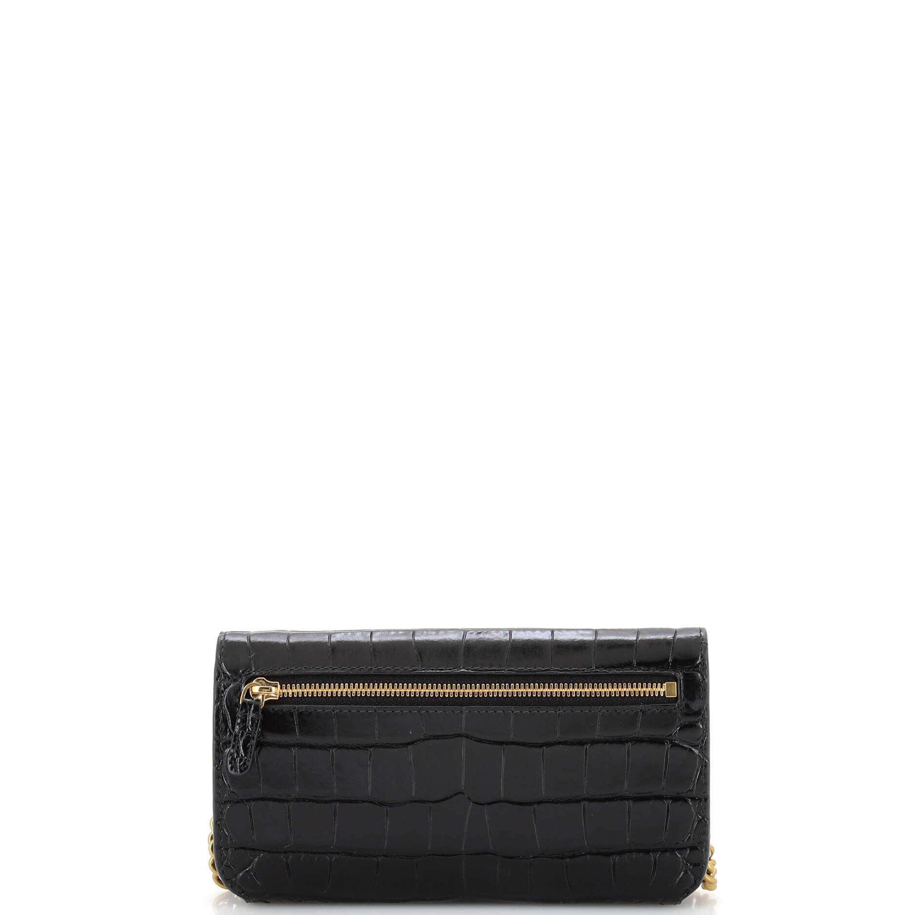 Touch B. Crossbody Bag Crocodile Embossed Leather Mini