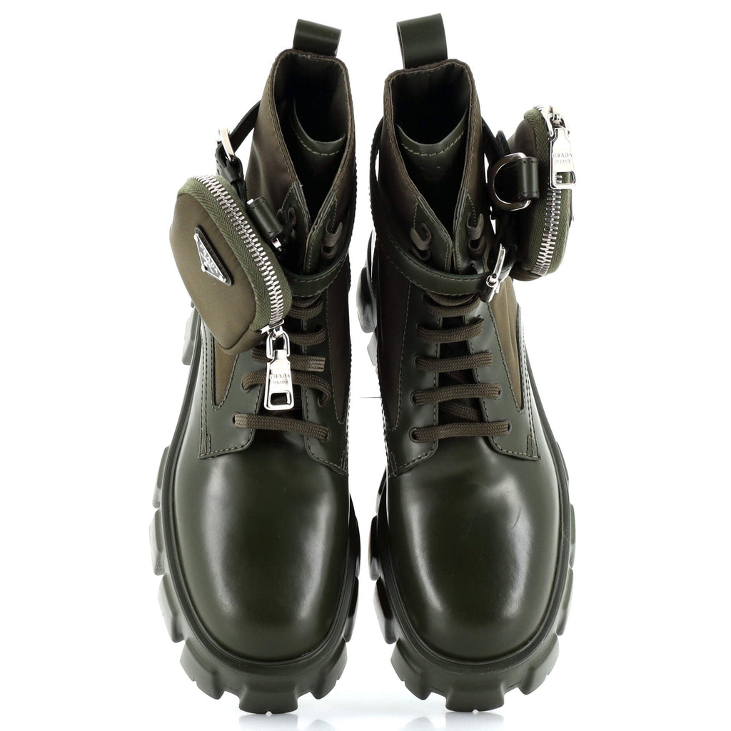Monolith Combat Boots Leather and Nylon