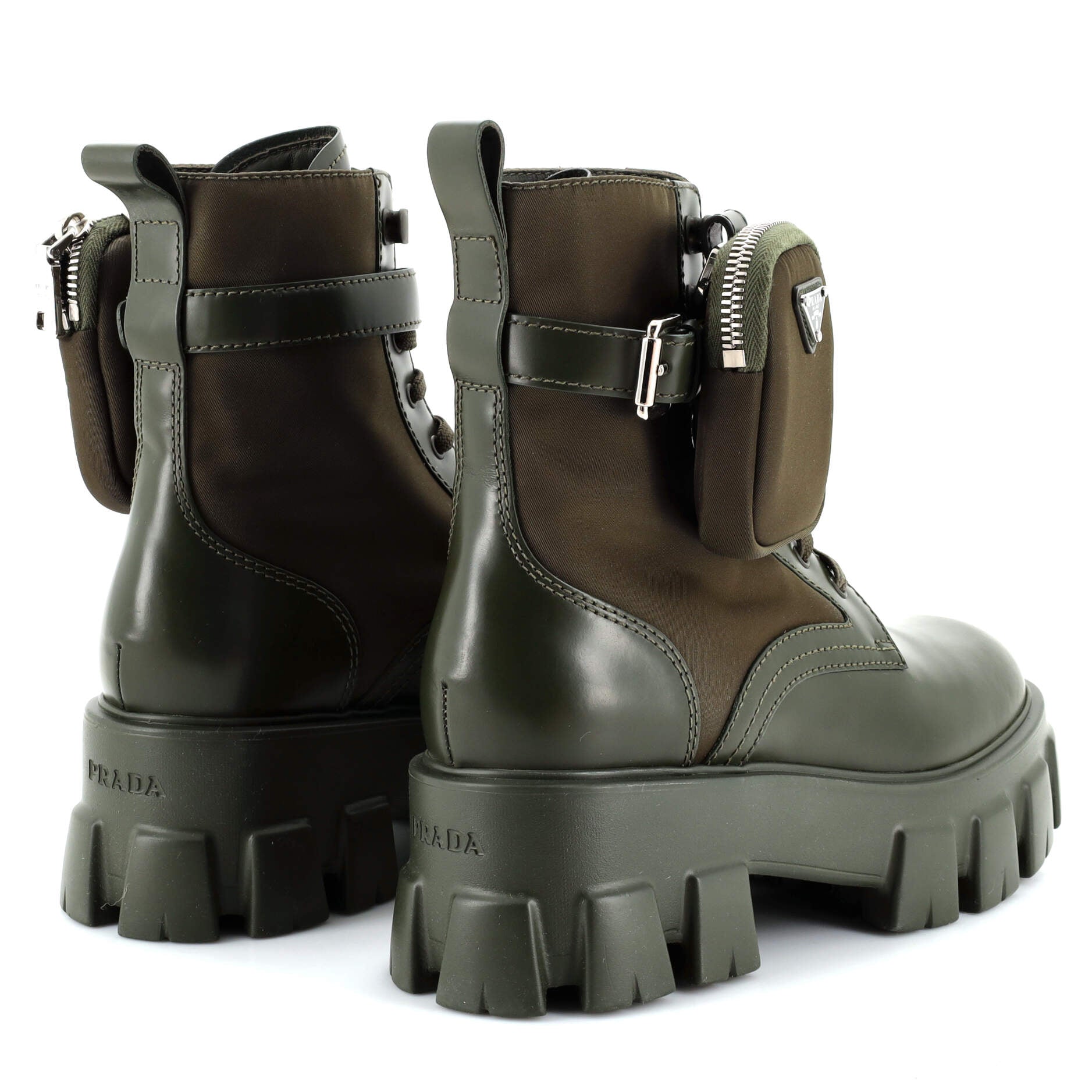 Monolith Combat Boots Leather and Nylon
