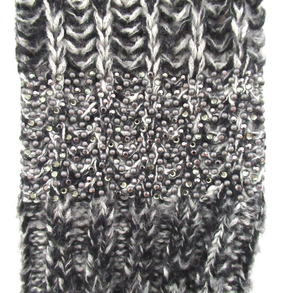 Chanel Line Stone Silk Cashmere Arm Warmer