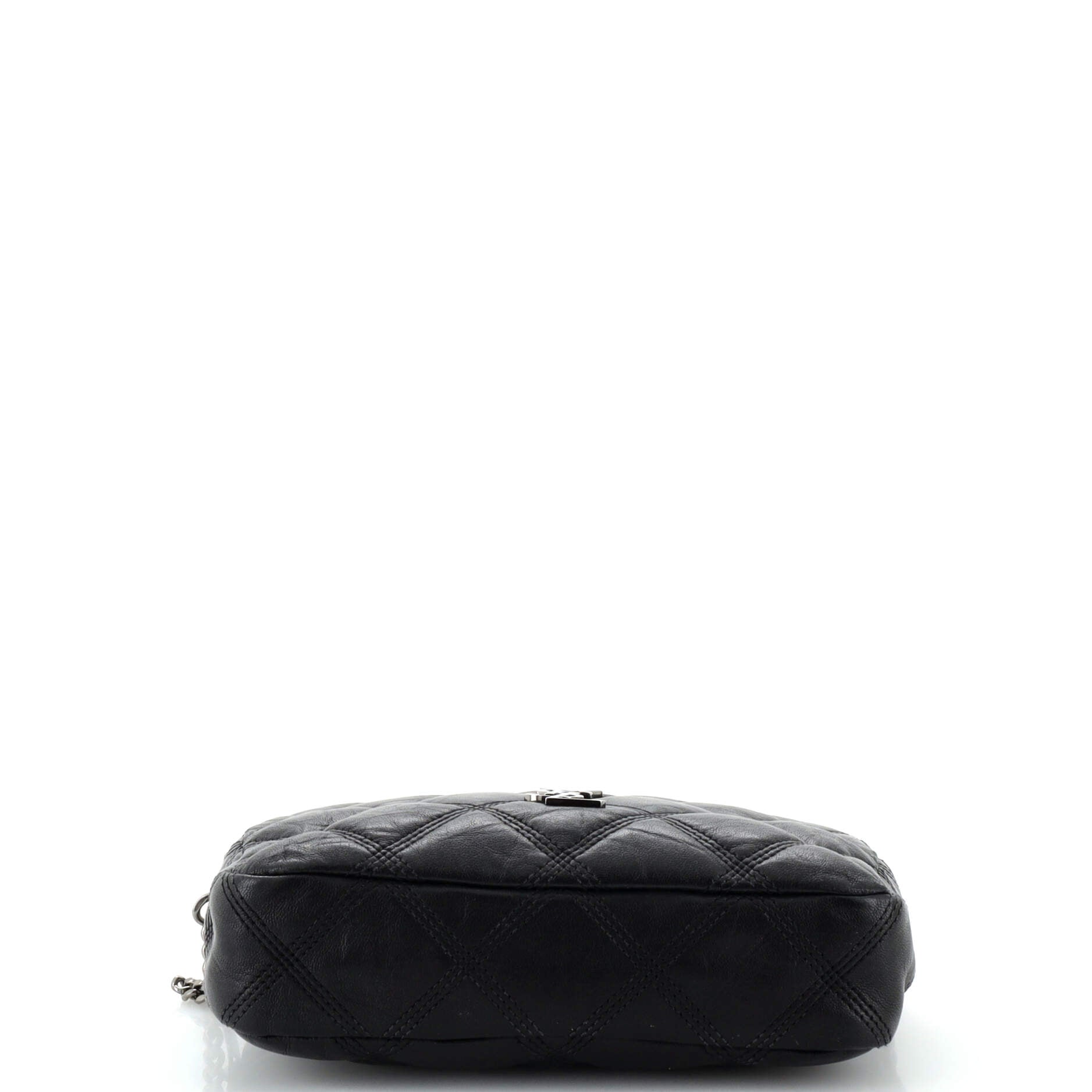 Becky Double Zip Crossbody Bag Quilted Leather Mini
