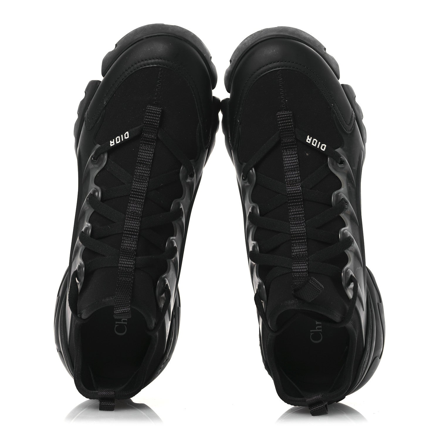 Neoprene Rubber Womens D-Connect Sneakers 37.5 Black