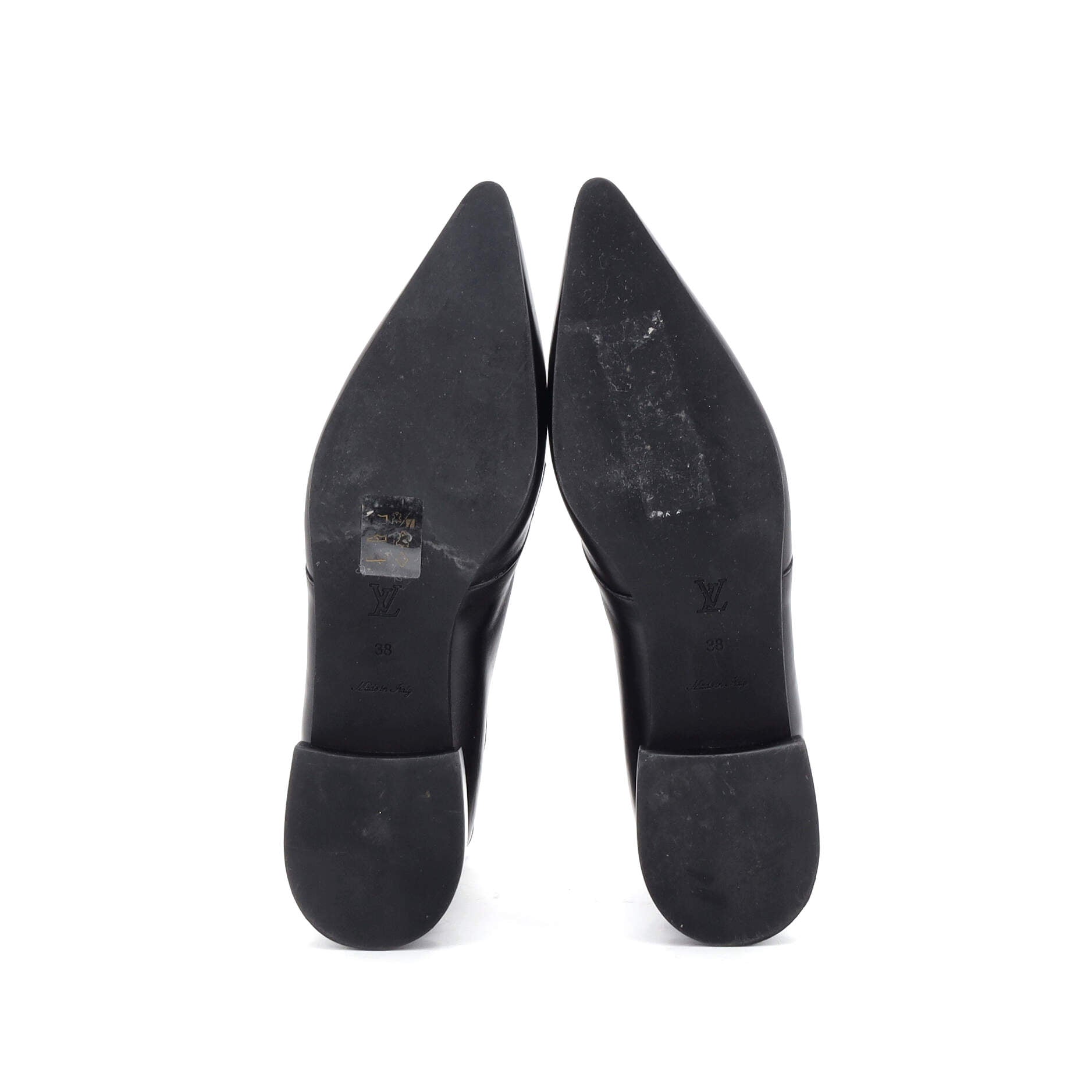 Women's Jumble Flat Ankle Boots Leather and Monogram Canvas