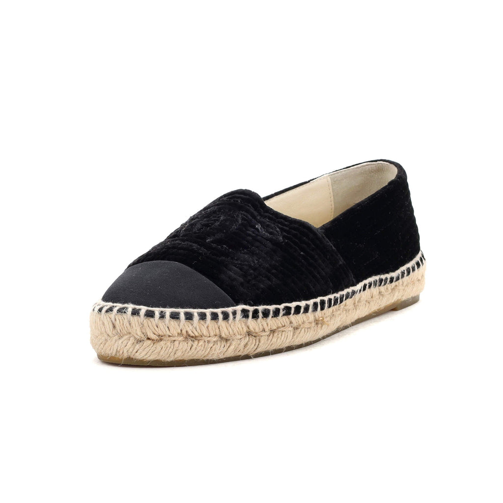 Women's CC Cap Toe Espadrilles Velvet