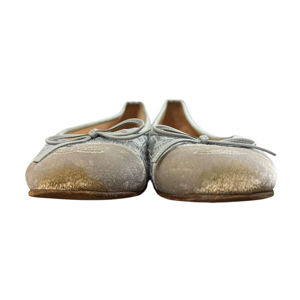 Chanel Coco Mark Tweed Ballerina Flats