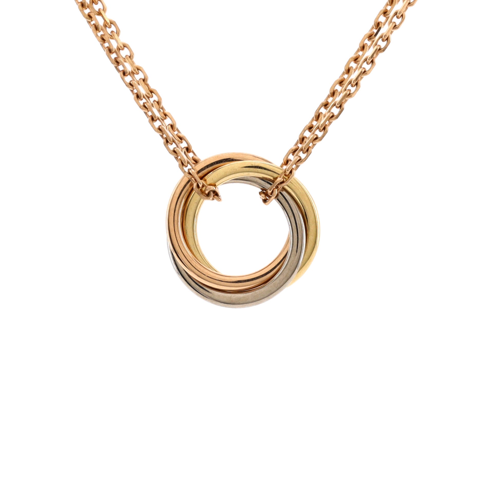Trinity Choker Necklace 18K Tricolor Gold