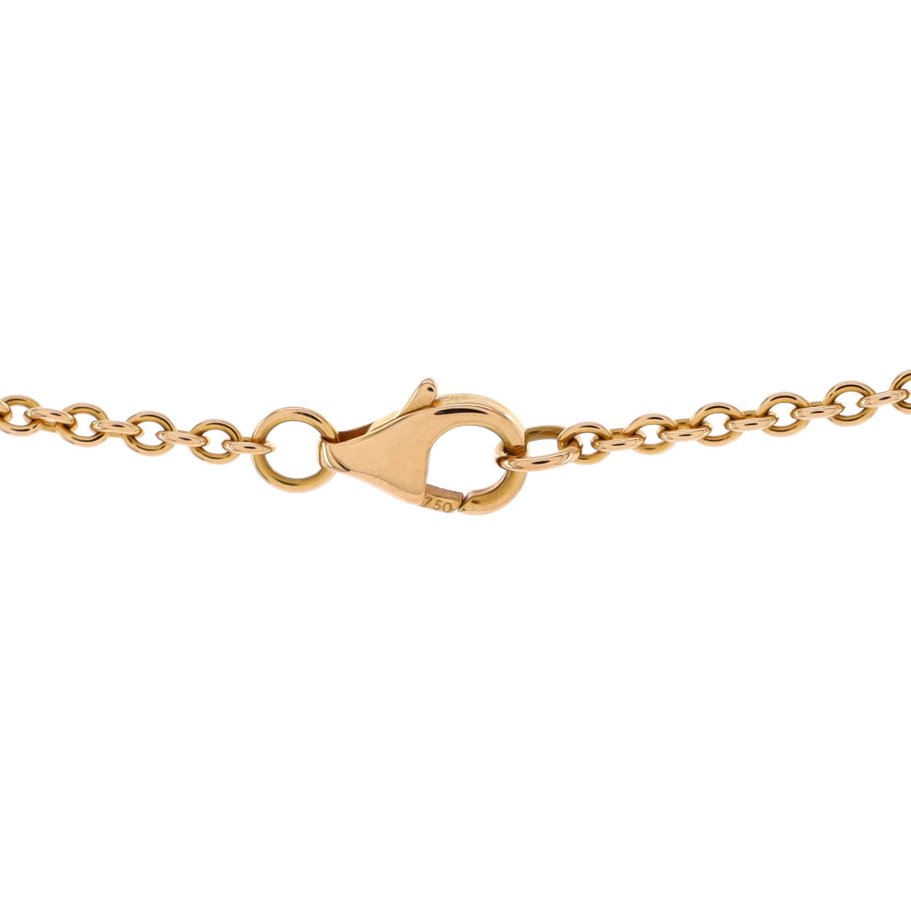 Love Interlocking Necklace 18K Rose Gold