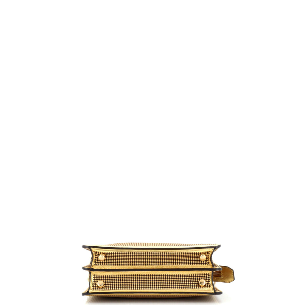 x Versace Fendace Peekaboo ISeeU Briefcase Laser Cut Leather Mini