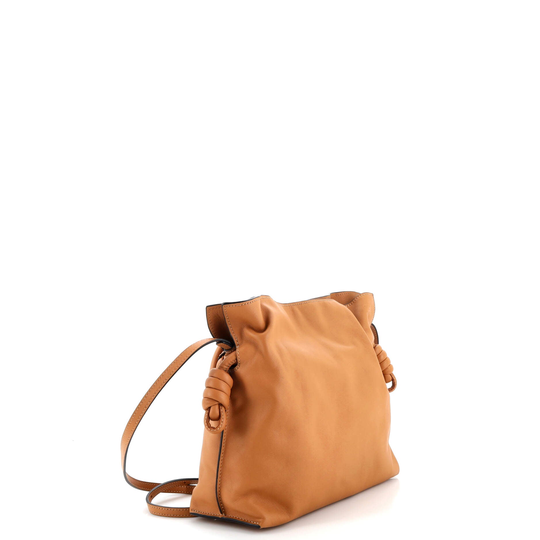 Flamenco Knot Clutch Leather Medium