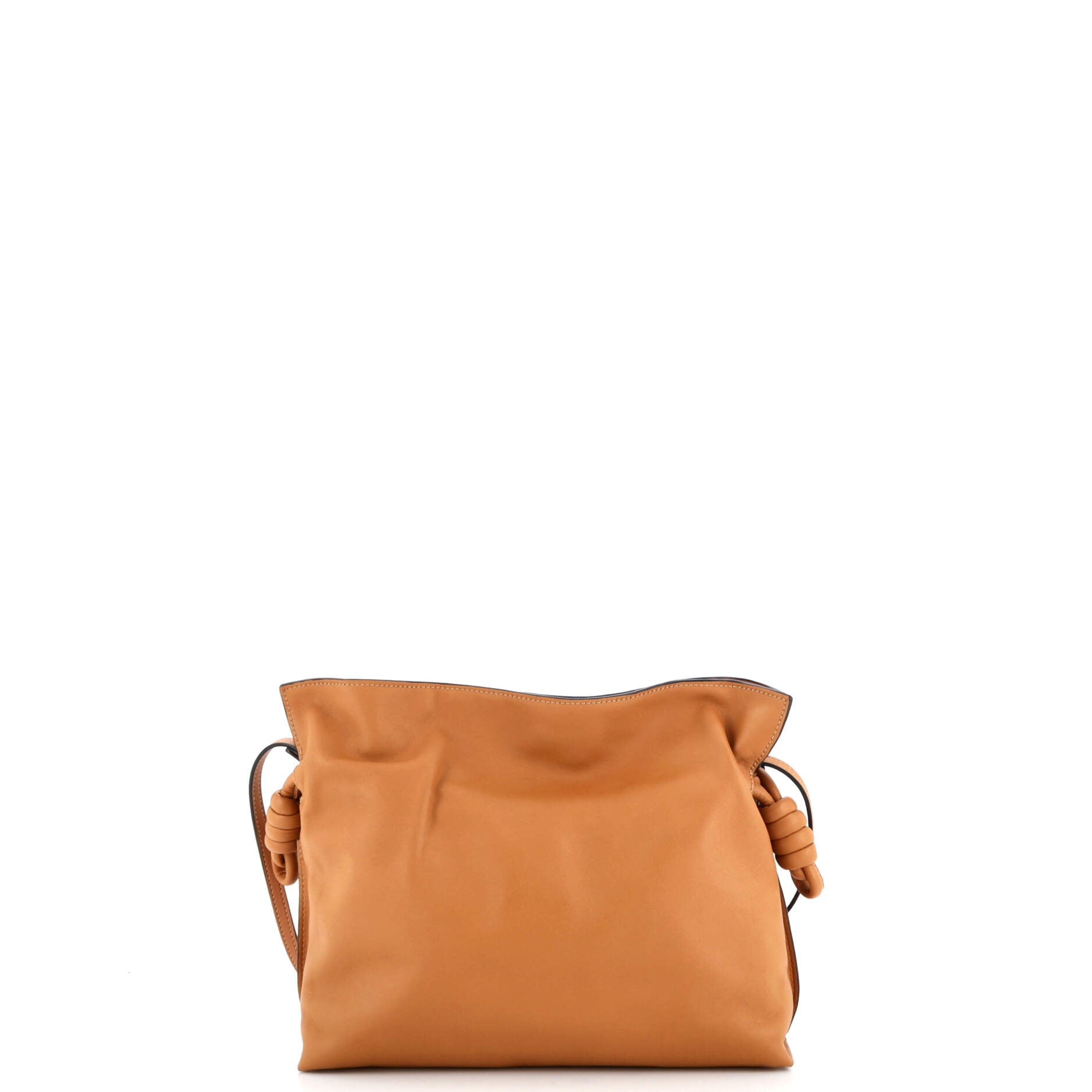 Flamenco Knot Clutch Leather Medium