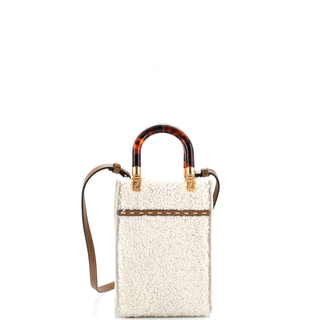 Sunshine Shopper Tote Shearling Mini