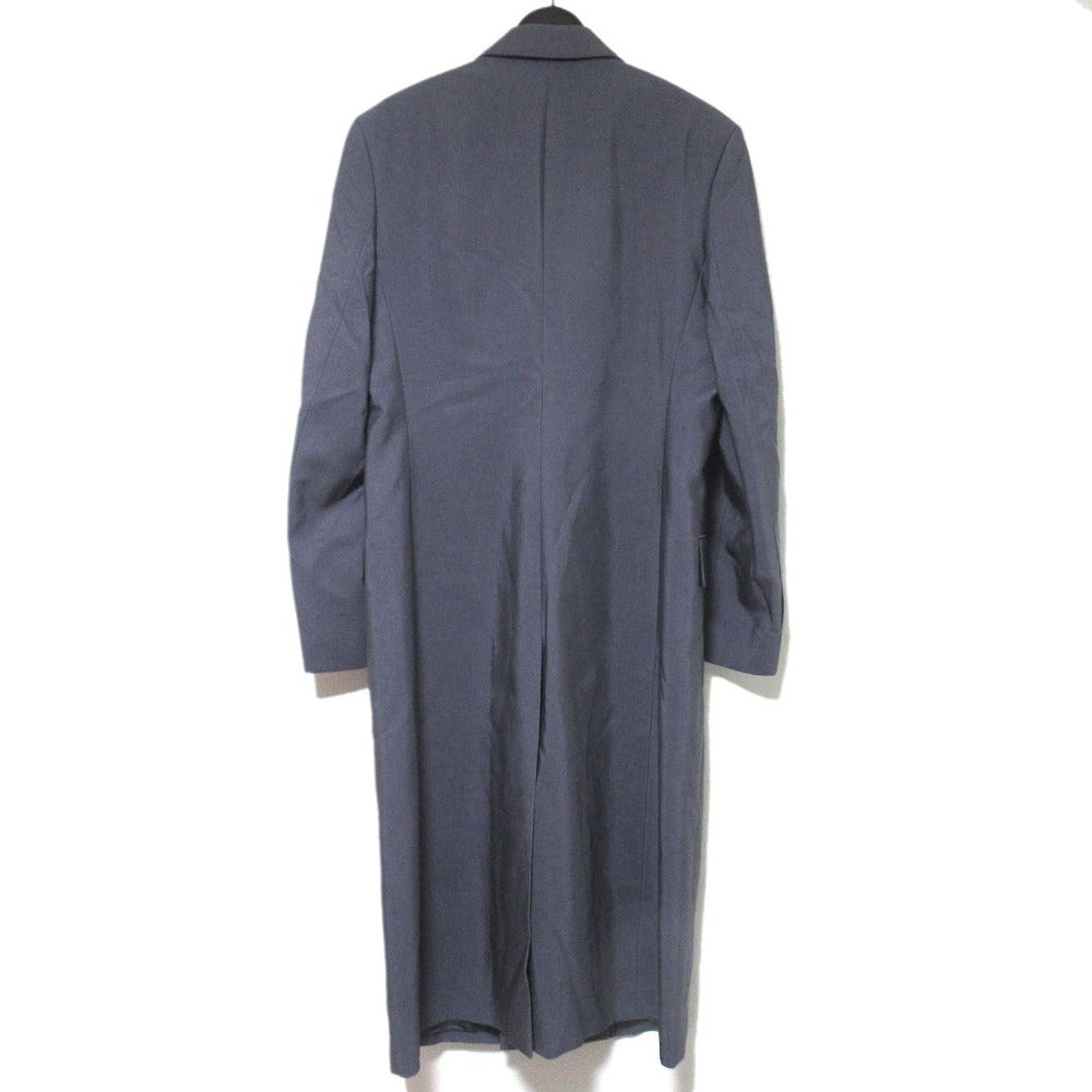 Dior Homme Silk Blend Double-Breasted Long Chester Coat