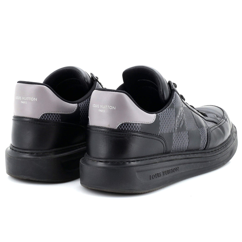 Men's Beverly Hills Sneakers Damier Graphite Leather