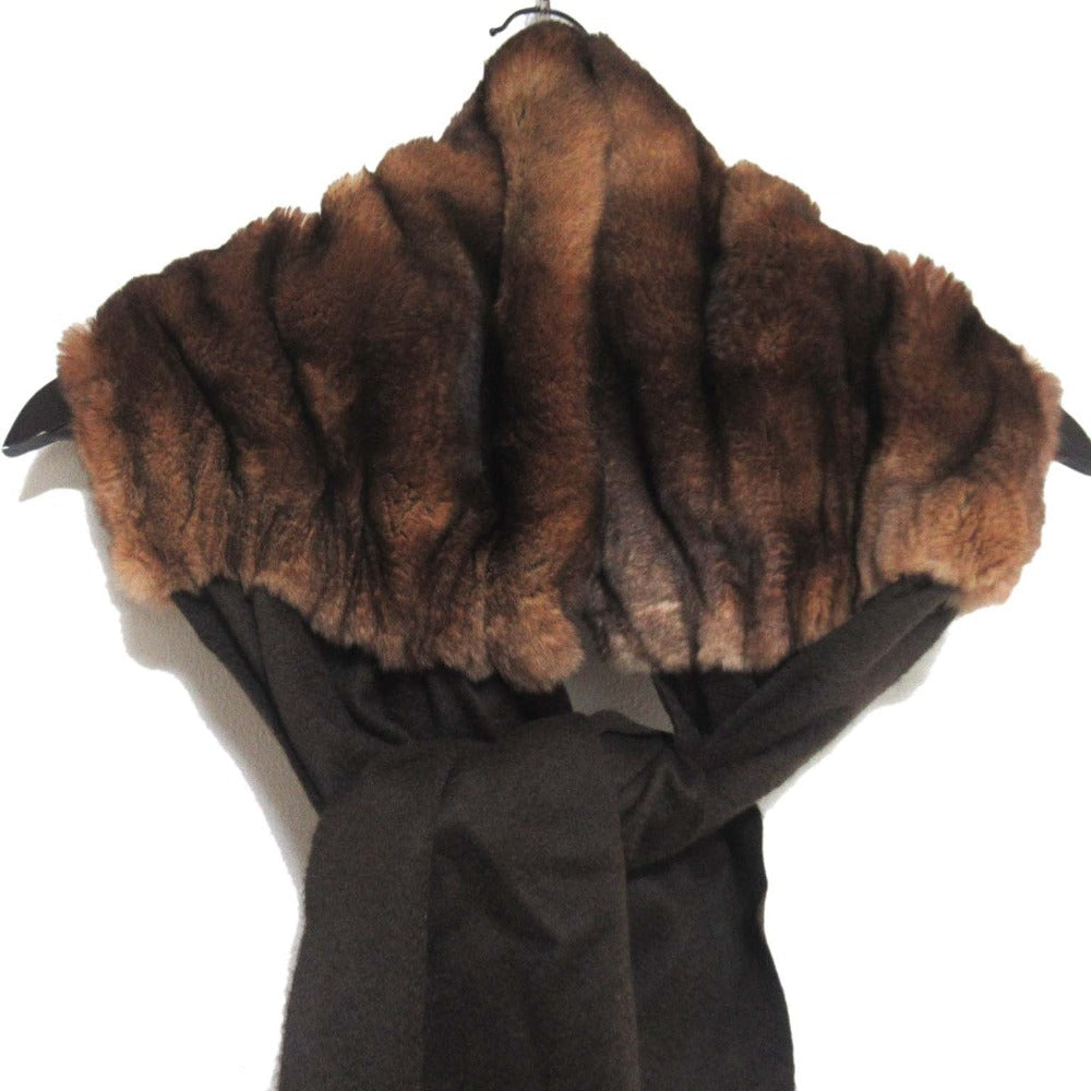 Fendi Orylag Fur Cashmere Scarf