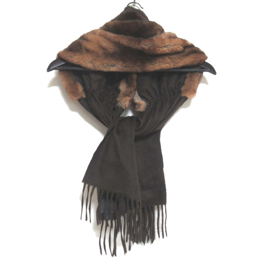 Fendi Orylag Fur Cashmere Scarf