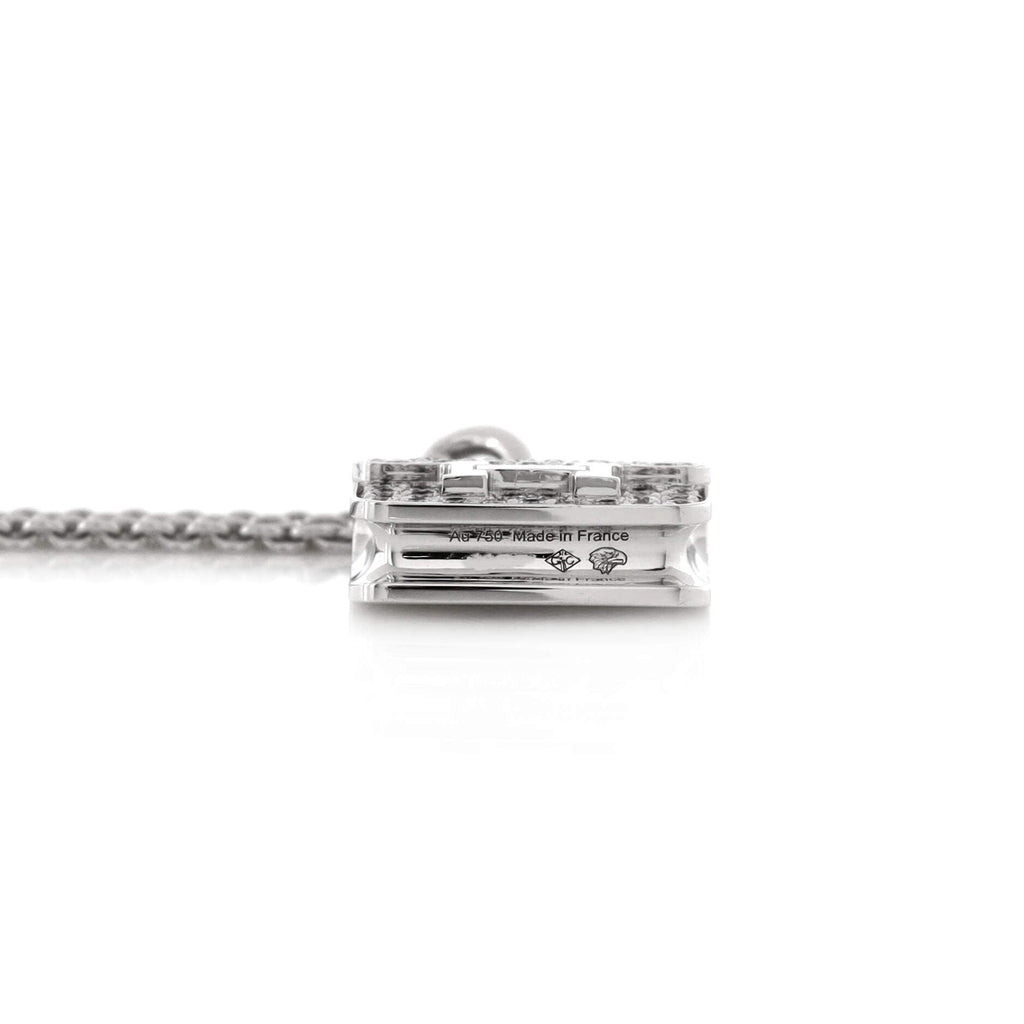 Amulettes Constance Pendant NM Necklace 18K White Gold and Diamonds