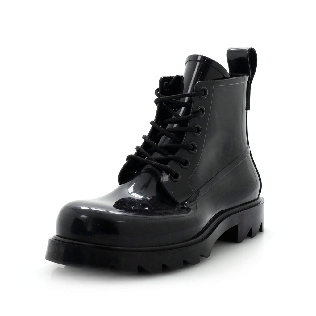 Stride Lace Up Boots Rubber