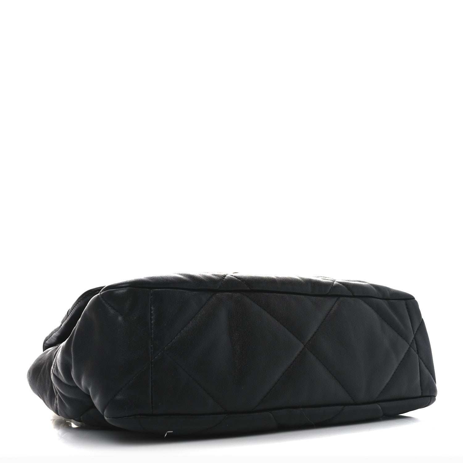 Lambskin Quilted Medium Chanel 19 Flap Black