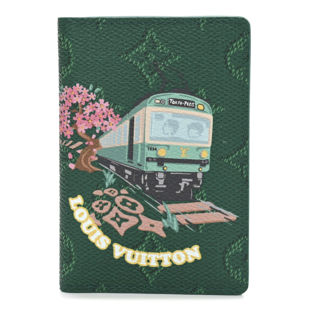 Monogram Paris Tokyo Pocket Organizer Green