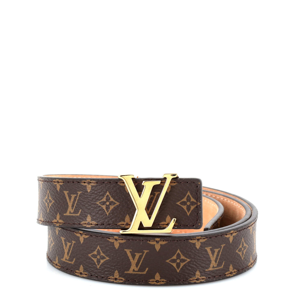 LV Initiales Belt Monogram Canvas Thin 80