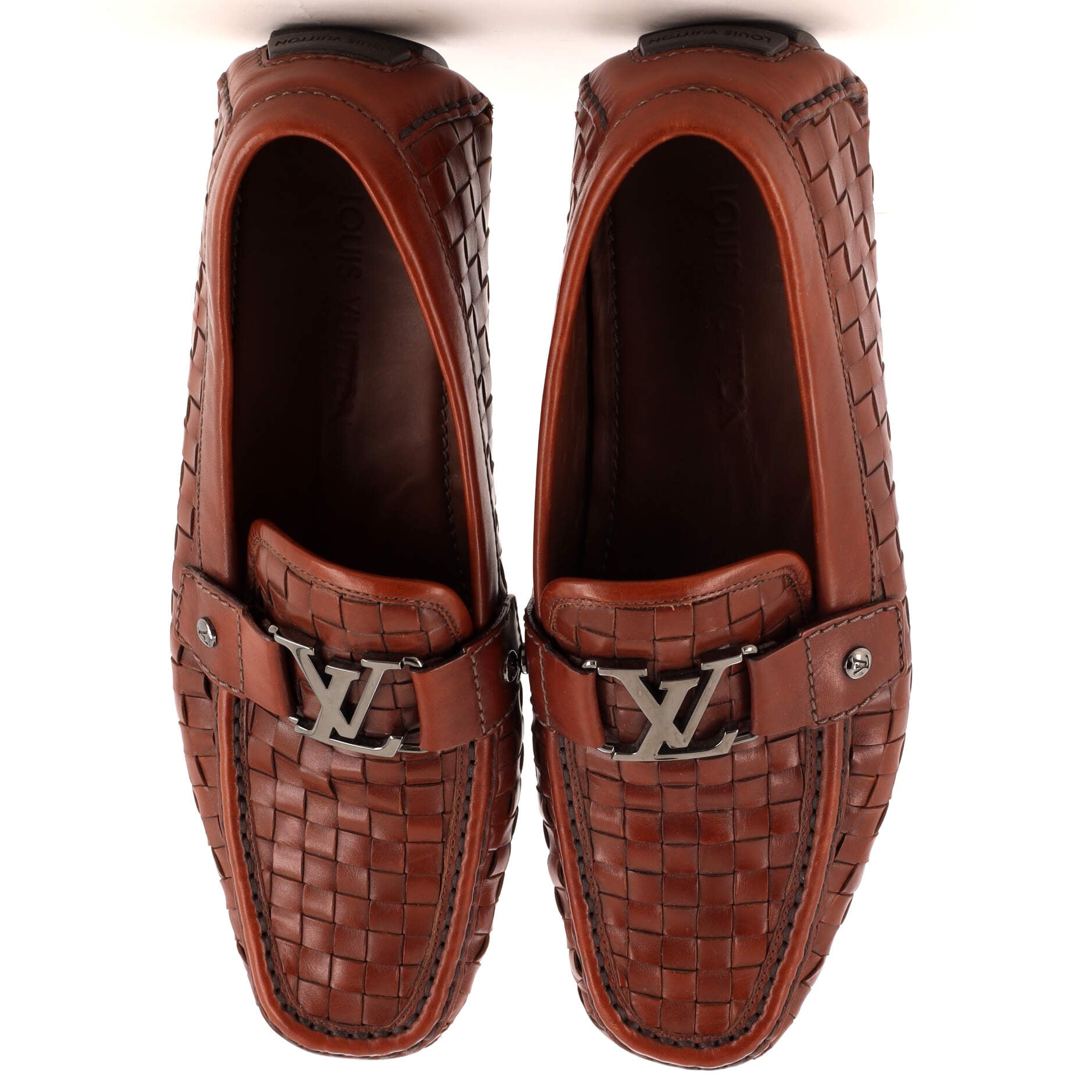 Men's Monte Carlo Moccasin Loafers Woven Leather