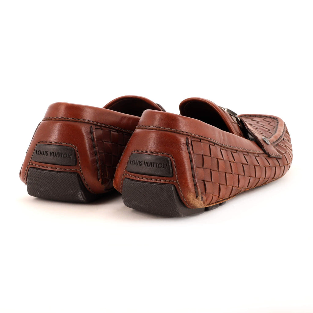 Men's Monte Carlo Moccasin Loafers Woven Leather