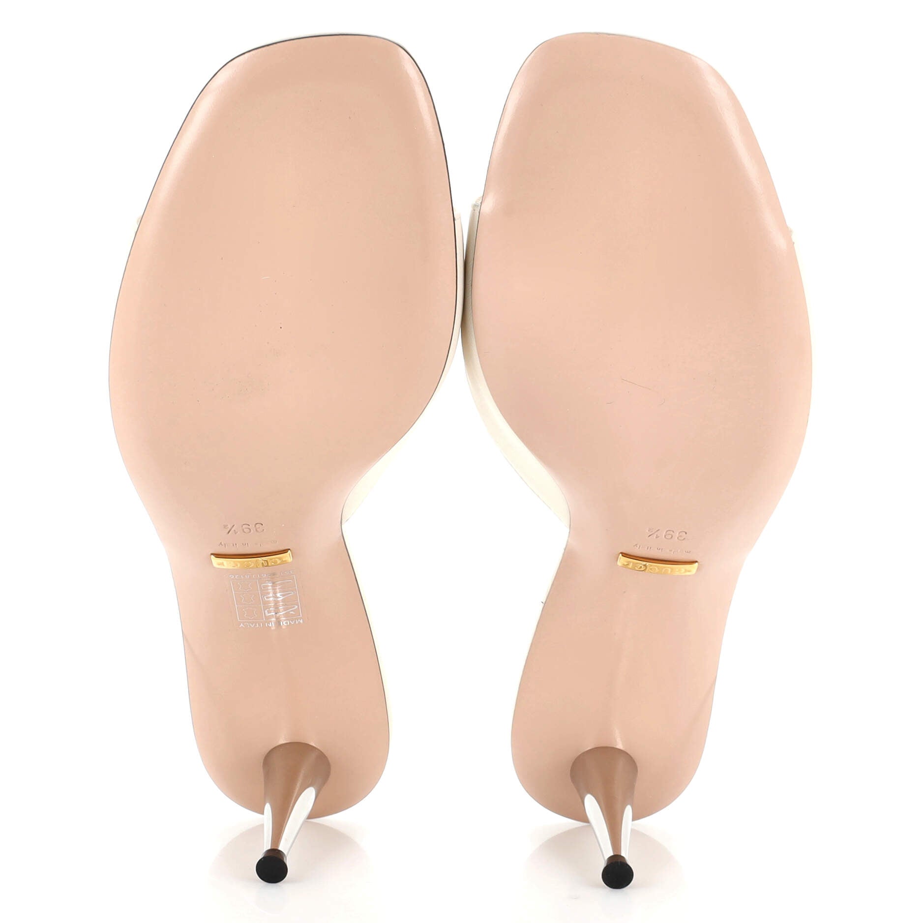 Women's Blondie Open Toe Heeled Mules Leather
